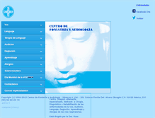 Tablet Screenshot of centrodefoniatria.com